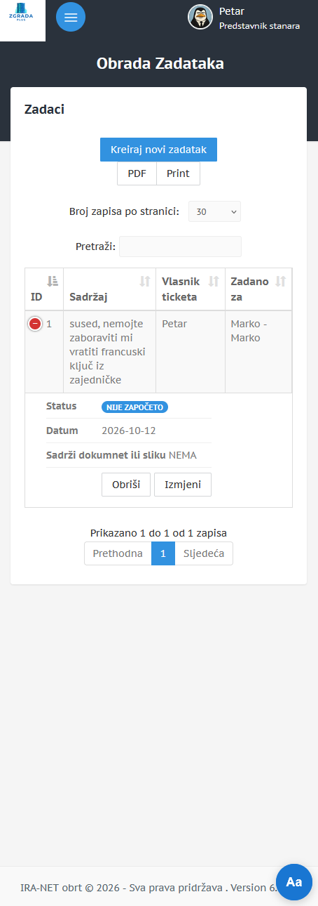 Zgrada plus i zadaci za predstavnika stanara mobilna verzija